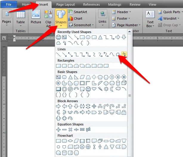 Cách vẽ (Draw) trong Microsoft Word 14 Cách vẽ (Draw) trong Microsoft Word