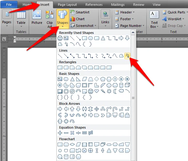 Cách vẽ (Draw) trong Microsoft Word 12 Cách vẽ (Draw) trong Microsoft Word