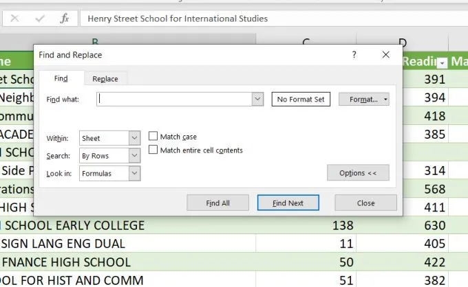 Cách tìm kiếm trong Excel 15 Cách tìm kiếm trong Excel