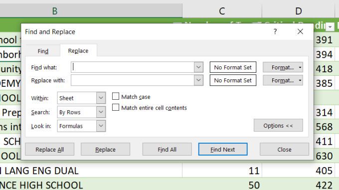 Cách tìm kiếm trong Excel 8 Cách tìm kiếm trong Excel