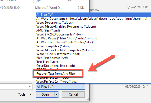 Cách khôi phục tài liệu Word 22 Cách khôi phục tài liệu Word