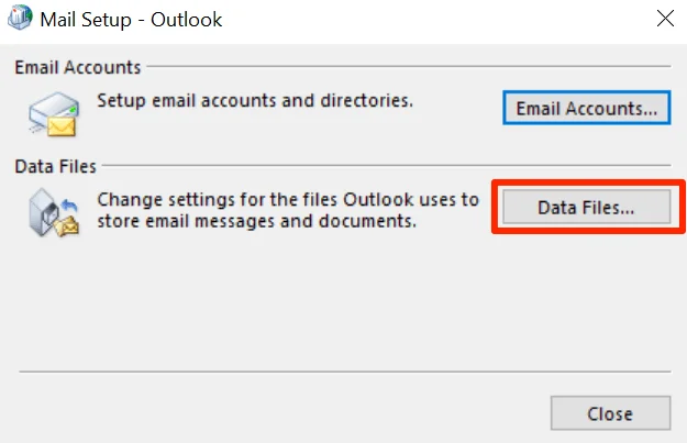 Không thể truy cập tệp dữ liệu Outlook: 4 bản sửa lỗi cần thử 69 Không thể truy cập tệp dữ liệu Outlook: 4 bản sửa lỗi cần thử