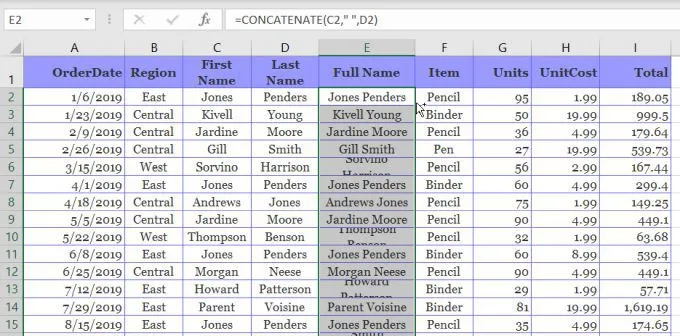 Cách sử dụng Flash Fill trong Excel 33 Cách sử dụng Flash Fill trong Excel