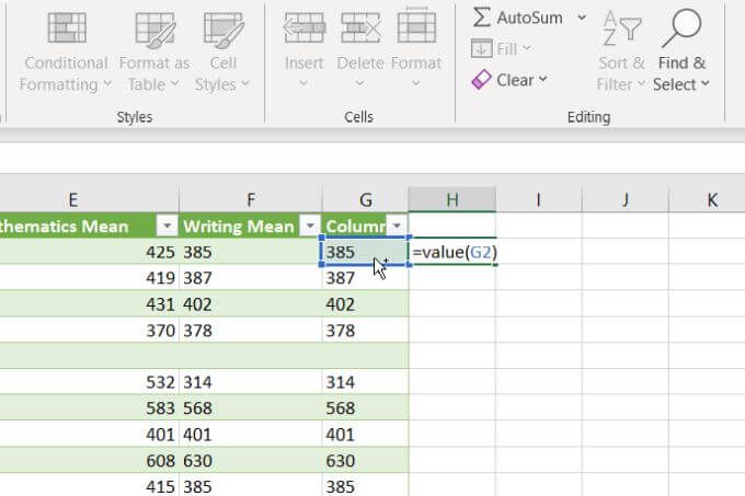 5 cách chuyển văn bản thành số trong Excel 32 5 cách chuyển văn bản thành số trong Excel