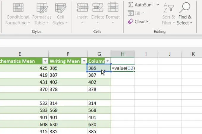 5 cách chuyển văn bản thành số trong Excel 67 5 cách chuyển văn bản thành số trong Excel