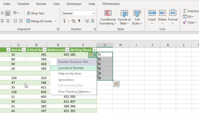 5 cách chuyển văn bản thành số trong Excel 8 5 cách chuyển văn bản thành số trong Excel