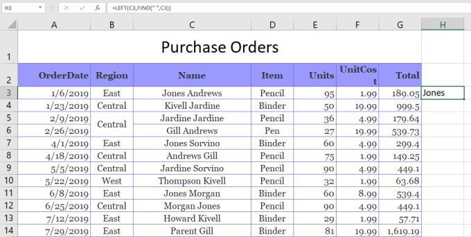 3 cách để tách một ô trong Excel 14 3 cách để tách một ô trong Excel