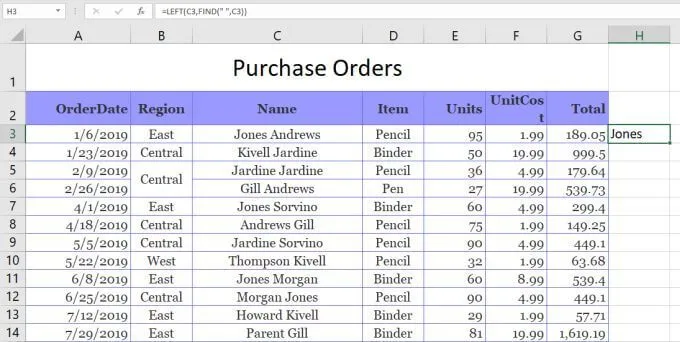 3 cách để tách một ô trong Excel 37 3 cách để tách một ô trong Excel