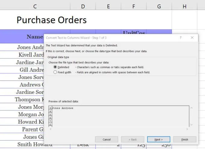 3 cách để tách một ô trong Excel 29 3 cách để tách một ô trong Excel