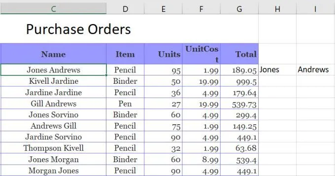 3 cách để tách một ô trong Excel 35 3 cách để tách một ô trong Excel