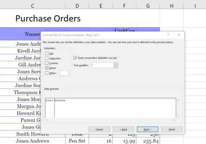 3 cách để tách một ô trong Excel 31 3 cách để tách một ô trong Excel