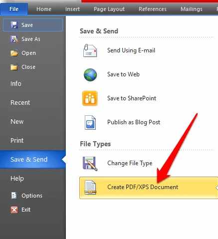 Cách chuyển tài liệu Word sang PDF 49 Cách chuyển tài liệu Word sang PDF