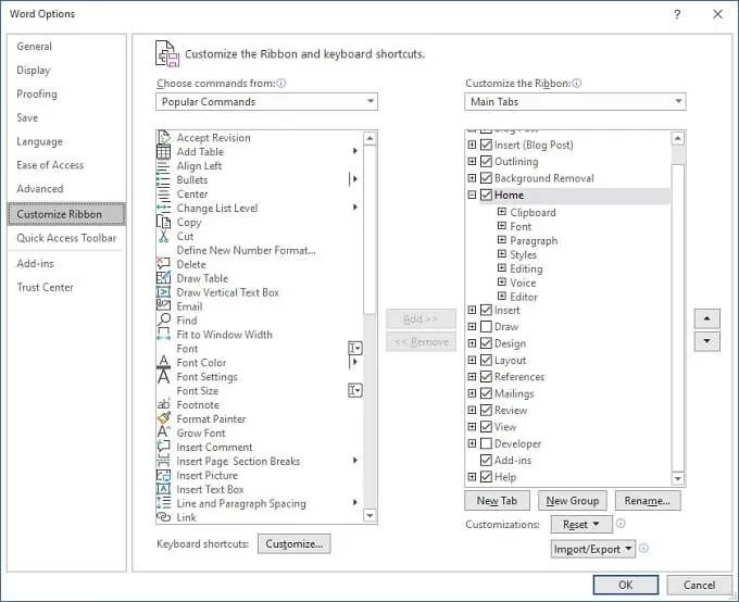 Cách tùy chỉnh Microsoft Office Ribbon 53 Cách tùy chỉnh Microsoft Office Ribbon