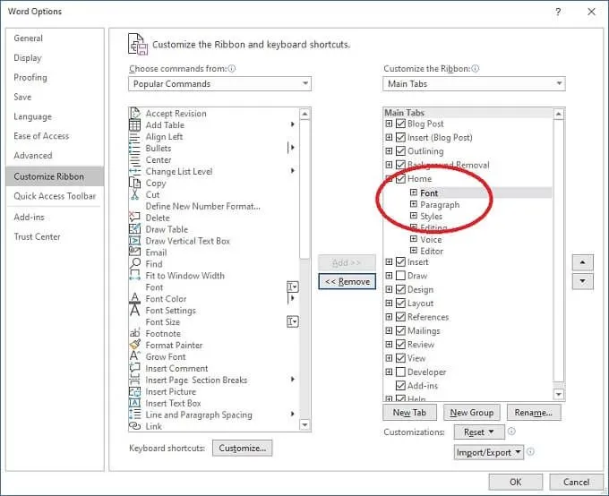 Cách tùy chỉnh Microsoft Office Ribbon 49 Cách tùy chỉnh Microsoft Office Ribbon