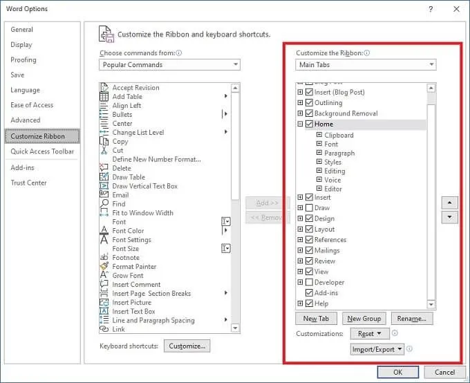 Cách tùy chỉnh Microsoft Office Ribbon 41 Cách tùy chỉnh Microsoft Office Ribbon