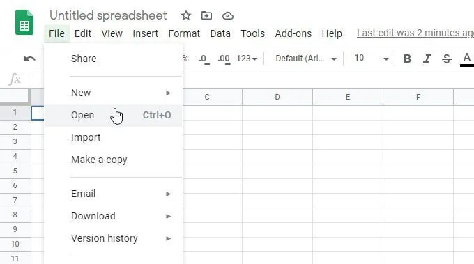 4 cách chuyển đổi Excel sang Google Sheets 29 4 cách chuyển đổi Excel sang Google Sheets