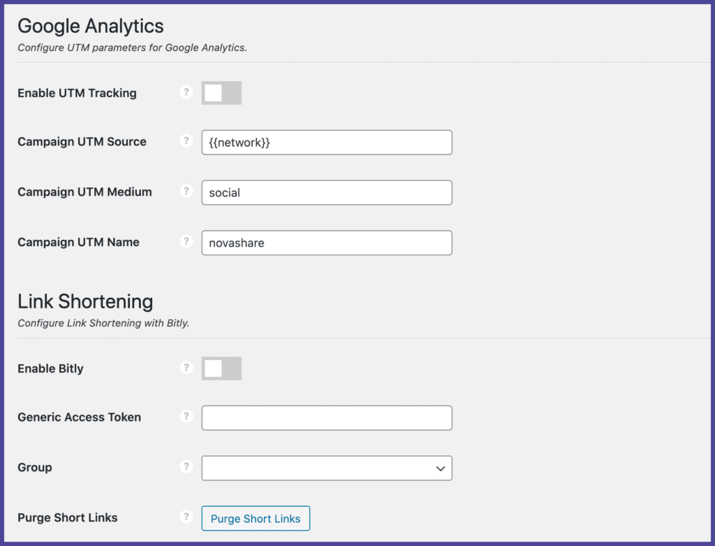 Novashare v1.3.0 NULLED - WordPress Social Sharing Plugin 10 UTM và rút ngắn liên kết
