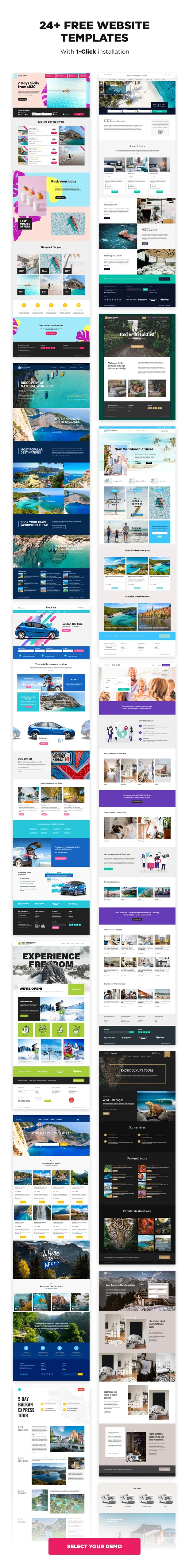 Book Your Travel - Online Booking WordPress Theme 3
