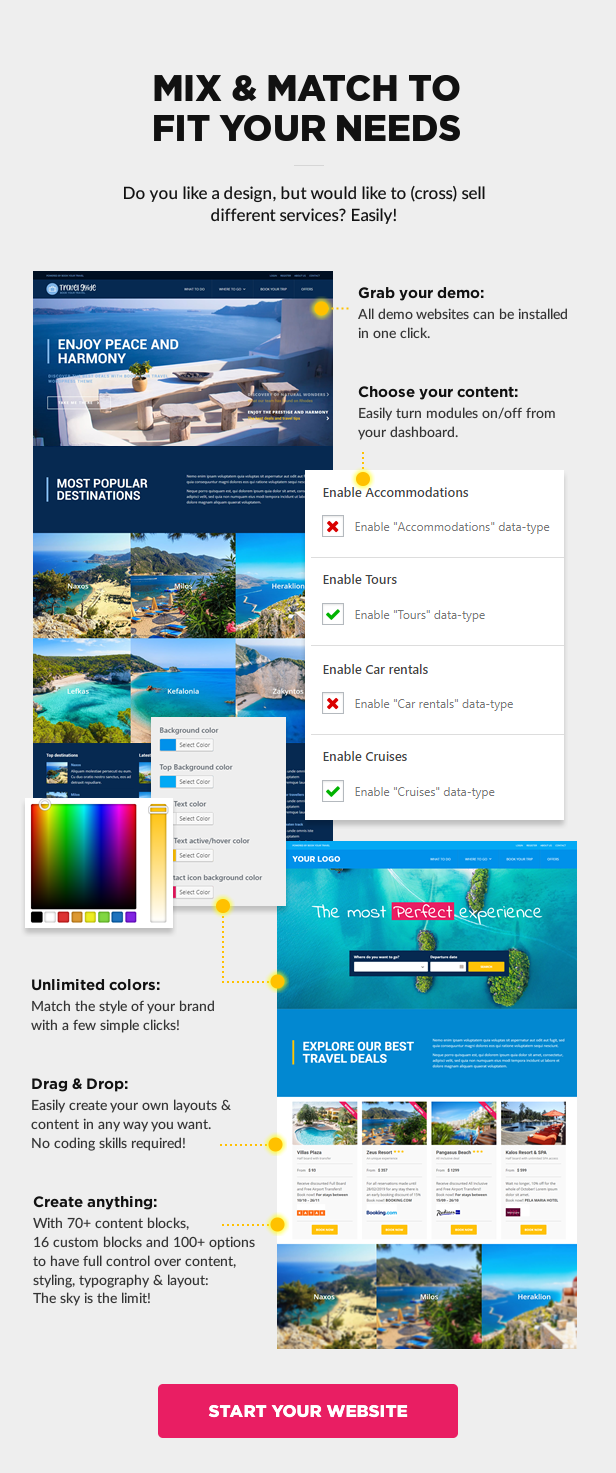 Book Your Travel - Online Booking WordPress Theme 4