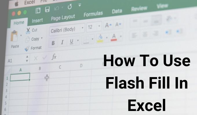 Cách sử dụng Flash Fill trong Excel