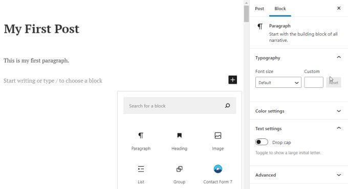 Hướng dẫn WordPress Gutenberg: Cách sử dụng Trình chỉnh sửa mới 2 Hướng dẫn WordPress Gutenberg: Cách sử dụng Trình chỉnh sửa mới