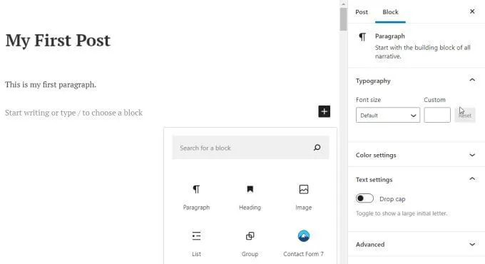 Hướng dẫn WordPress Gutenberg: Cách sử dụng Trình chỉnh sửa mới 2 Hướng dẫn WordPress Gutenberg: Cách sử dụng Trình chỉnh sửa mới