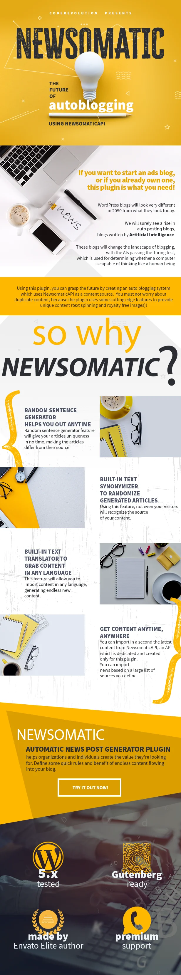 Newsomatic - Automatic News Post Generator Plugin for WordPress 3