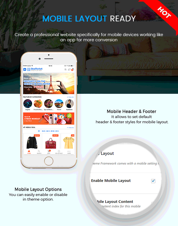 BosMarket - Flexible Multivendor Elementor WooCommerce WordPress Theme