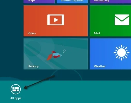 tất cả các ứng dụng