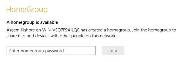 nhóm nhà windows 8
