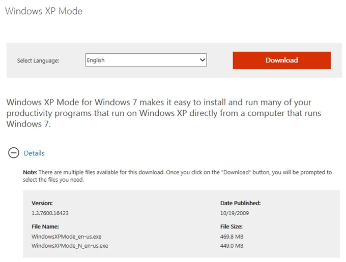 Cách sử dụng XP Mode trong Windows 7