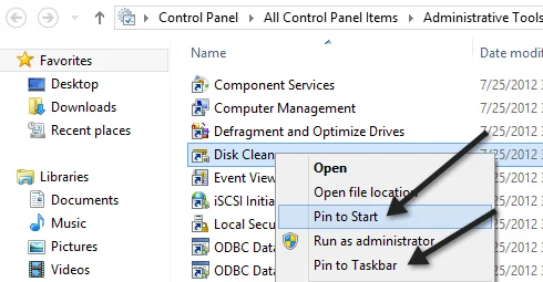 ghim disk cleanup.png ghim đĩa dọn dẹp