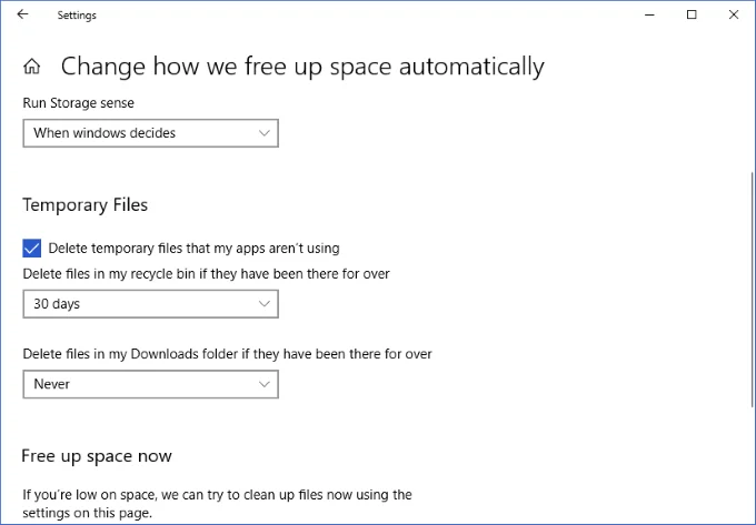Thay đổi cài đặt thùng rác trong Windows 10 10 Thay đổi cài đặt thùng rác trong Windows 10