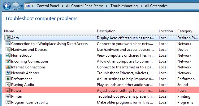 Windows 7 sẽ không ngủ hoặc không ngủ 3 Windows 7 sẽ không ngủ hoặc không ngủ