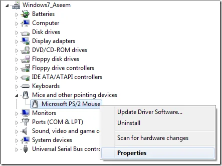 trình quản lý thiết bị windows 7 trình quản lý thiết bị windows 7