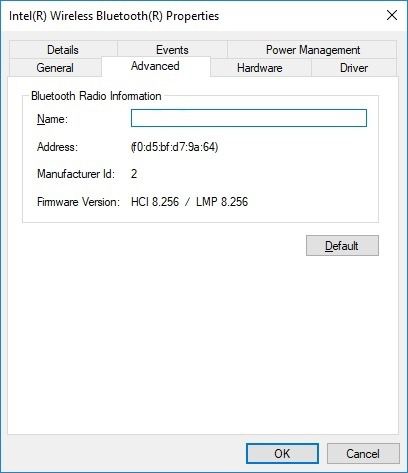 Cách tìm phiên bản bộ điều hợp Bluetooth của bạn trong Windows 10 10 Cách tìm phiên bản bộ điều hợp Bluetooth của bạn trong Windows 10