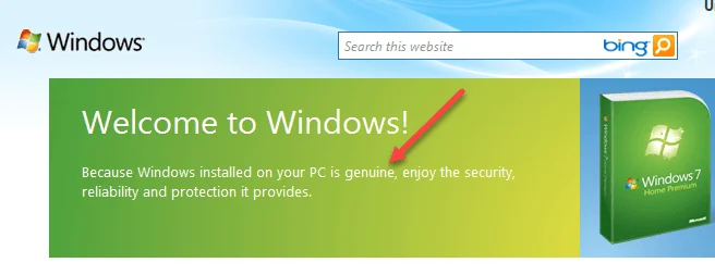 Làm thế nào để Kiểm tra xem Windows 7 có phải là chính hãng hay không?
