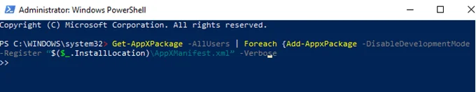 Khắc phục sự cố thiếu ứng dụng mặc định của Windows trong Windows 10
