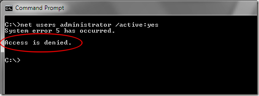Kiểm soát quyền quản trị Windows 7 4 Quyền truy cập Windows 7 bị từ chối