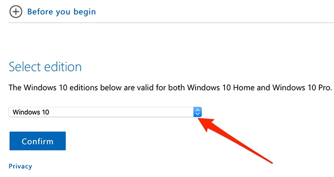 Cách tải xuống Windows 10 ISO mà không cần công cụ tạo phương tiện 4 Cách tải xuống Windows 10 ISO mà không cần công cụ tạo phương tiện