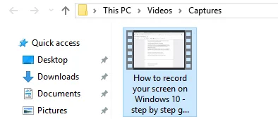 Cách ghi lại màn hình của bạn trên Windows 10 8 Cách ghi lại màn hình của bạn trên Windows 10