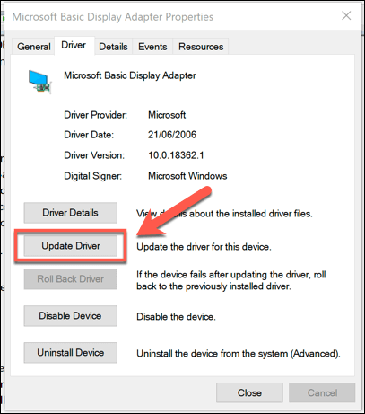 Cách khôi phục trình điều khiển trong Windows 10 26 Cách khôi phục trình điều khiển trong Windows 10
