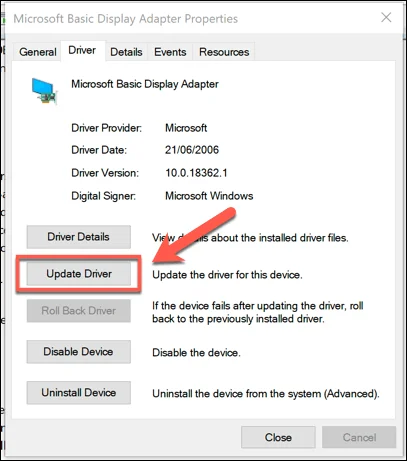 Cách khôi phục trình điều khiển trong Windows 10 26 Cách khôi phục trình điều khiển trong Windows 10