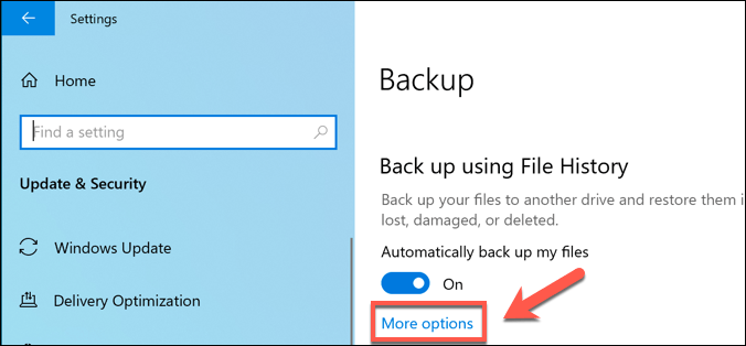 Cách xóa tệp sao lưu trong Windows 10 2 Cách xóa tệp sao lưu trong Windows 10