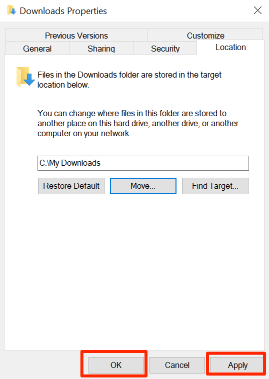 Cách thay đổi vị trí tải xuống mặc định trong Windows 10 12 Cách thay đổi vị trí tải xuống mặc định trong Windows 10