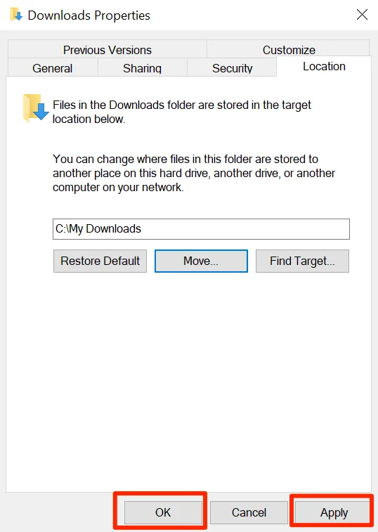 Cách thay đổi vị trí tải xuống mặc định trong Windows 10 12 Cách thay đổi vị trí tải xuống mặc định trong Windows 10