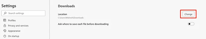 Cách thay đổi vị trí tải xuống mặc định trong Windows 10 42 Cách thay đổi vị trí tải xuống mặc định trong Windows 10