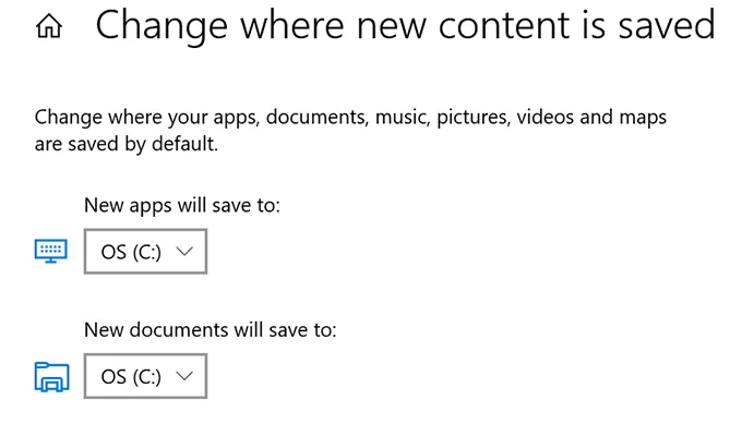 Cách thay đổi vị trí tải xuống mặc định trong Windows 10 34 Cách thay đổi vị trí tải xuống mặc định trong Windows 10
