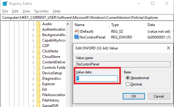 Cách chặn quyền truy cập vào cài đặt và bảng điều khiển Windows 10 12 Cách chặn quyền truy cập vào cài đặt và bảng điều khiển Windows 10