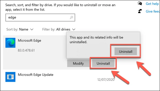 Cách xóa Microsoft Edge khỏi Windows 10 4 Cách xóa Microsoft Edge khỏi Windows 10